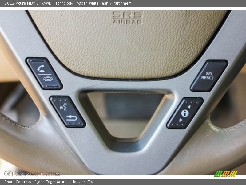 Aspen White Pearl / Parchment 2013 Acura MDX SH-AWD Technology