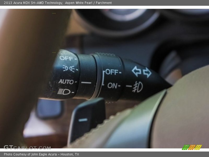 Aspen White Pearl / Parchment 2013 Acura MDX SH-AWD Technology