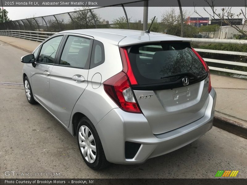 Alabaster Silver Metallic / Black 2015 Honda Fit LX