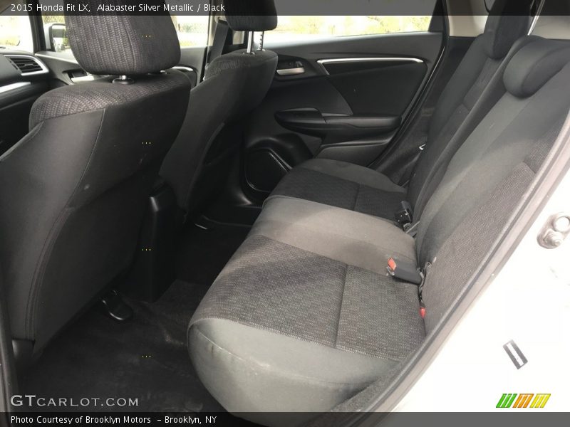 Alabaster Silver Metallic / Black 2015 Honda Fit LX