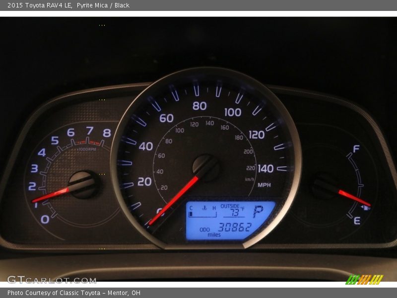 Pyrite Mica / Black 2015 Toyota RAV4 LE