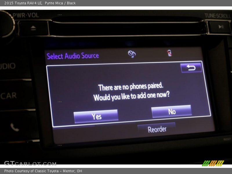 Pyrite Mica / Black 2015 Toyota RAV4 LE