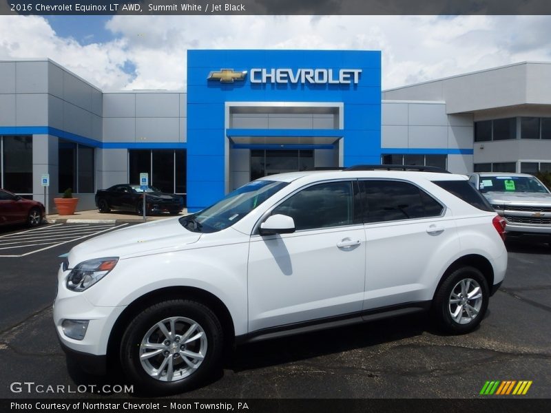 Summit White / Jet Black 2016 Chevrolet Equinox LT AWD