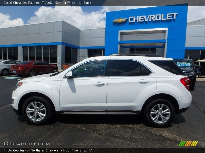 Summit White / Jet Black 2016 Chevrolet Equinox LT AWD