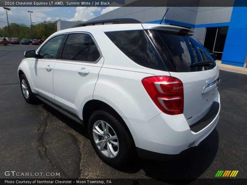Summit White / Jet Black 2016 Chevrolet Equinox LT AWD