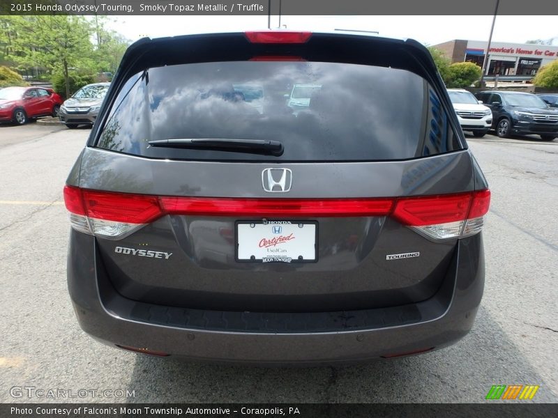 Smoky Topaz Metallic / Truffle 2015 Honda Odyssey Touring