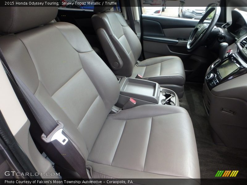 Smoky Topaz Metallic / Truffle 2015 Honda Odyssey Touring