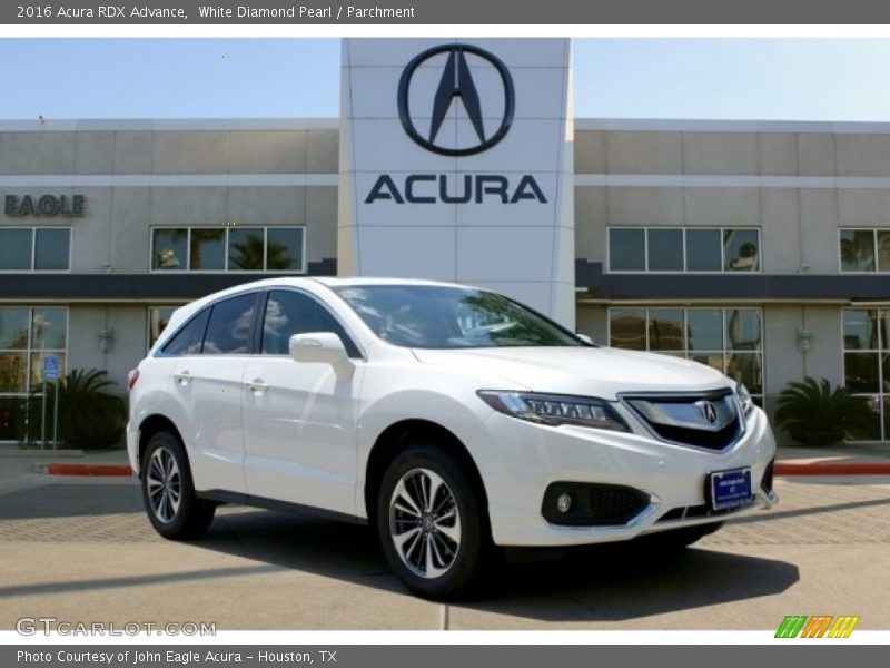 White Diamond Pearl / Parchment 2016 Acura RDX Advance