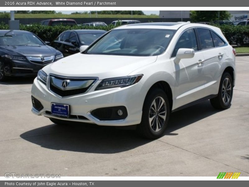 White Diamond Pearl / Parchment 2016 Acura RDX Advance