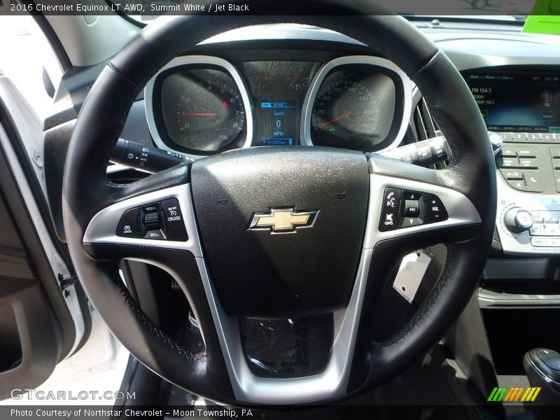 Summit White / Jet Black 2016 Chevrolet Equinox LT AWD