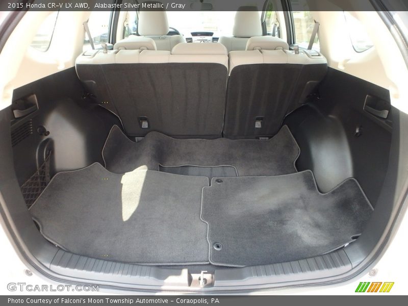 Alabaster Silver Metallic / Gray 2015 Honda CR-V LX AWD