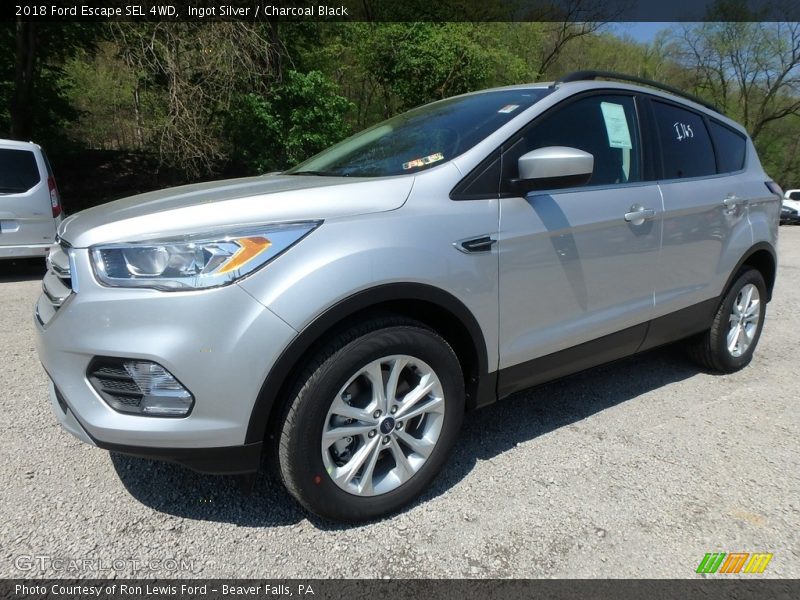 Ingot Silver / Charcoal Black 2018 Ford Escape SEL 4WD