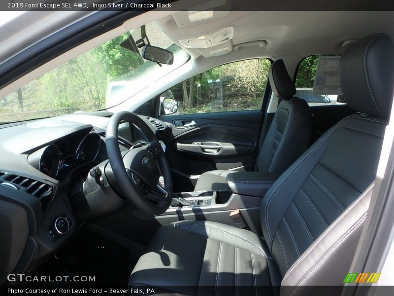 Ingot Silver / Charcoal Black 2018 Ford Escape SEL 4WD