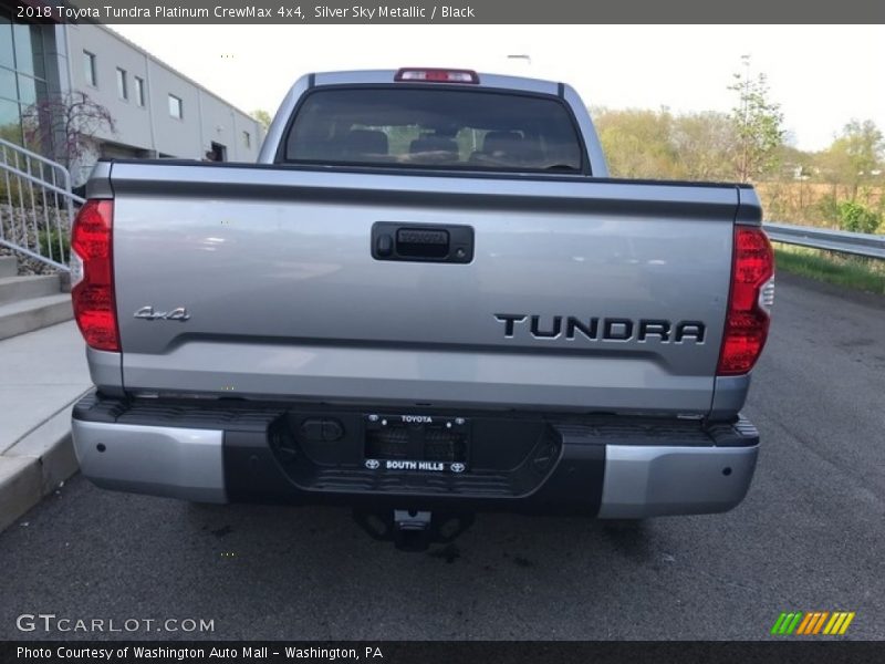 Silver Sky Metallic / Black 2018 Toyota Tundra Platinum CrewMax 4x4