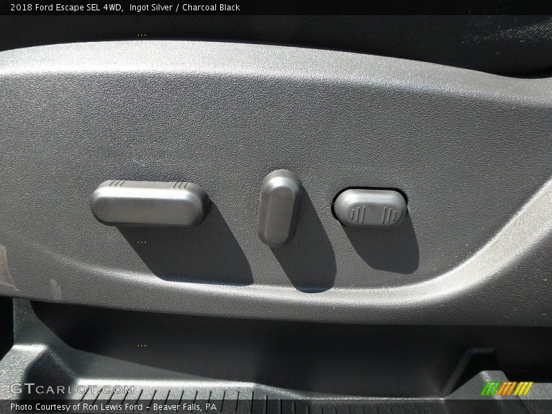 Ingot Silver / Charcoal Black 2018 Ford Escape SEL 4WD