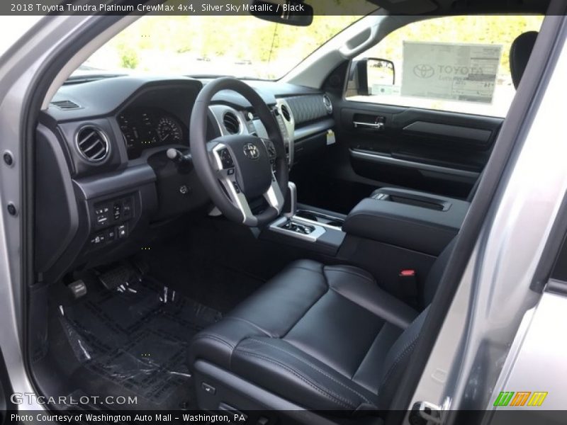 Silver Sky Metallic / Black 2018 Toyota Tundra Platinum CrewMax 4x4