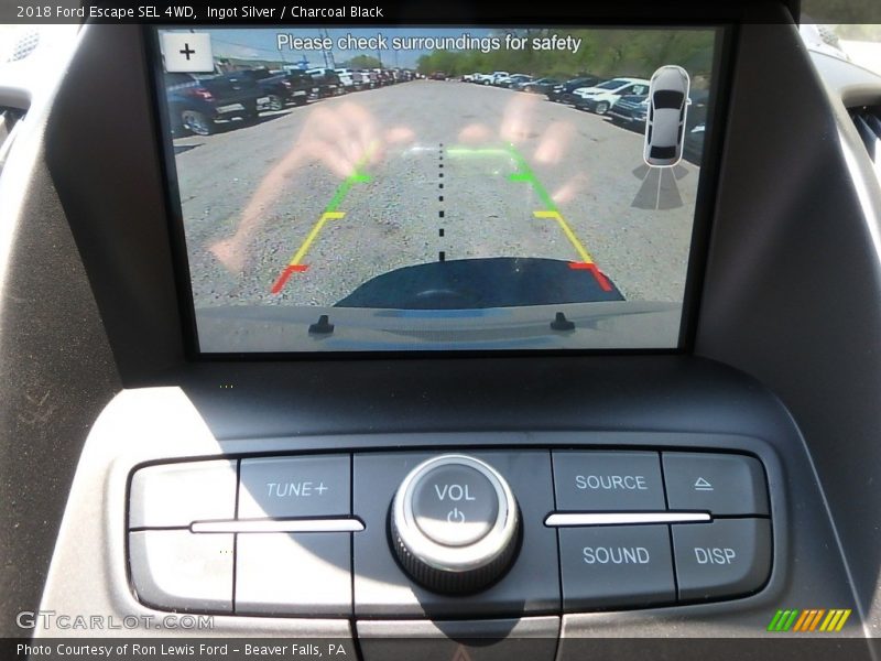 Ingot Silver / Charcoal Black 2018 Ford Escape SEL 4WD