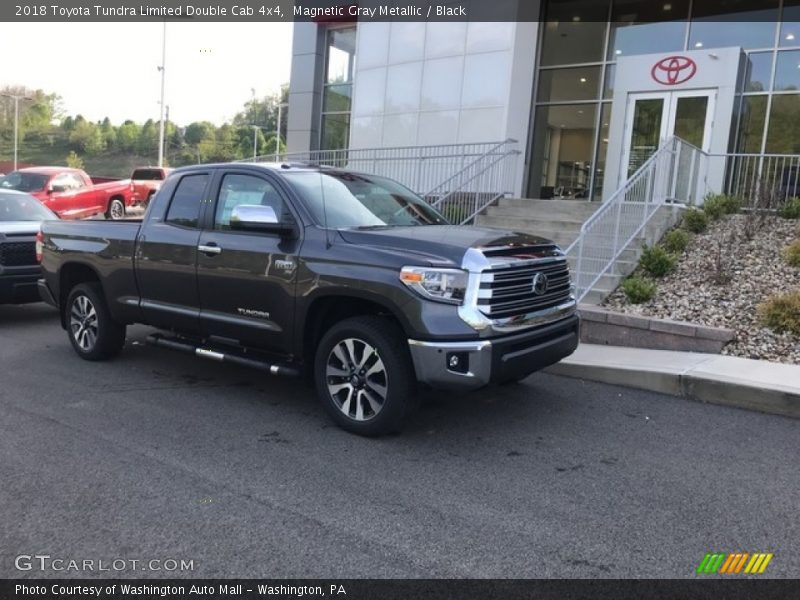 Magnetic Gray Metallic / Black 2018 Toyota Tundra Limited Double Cab 4x4