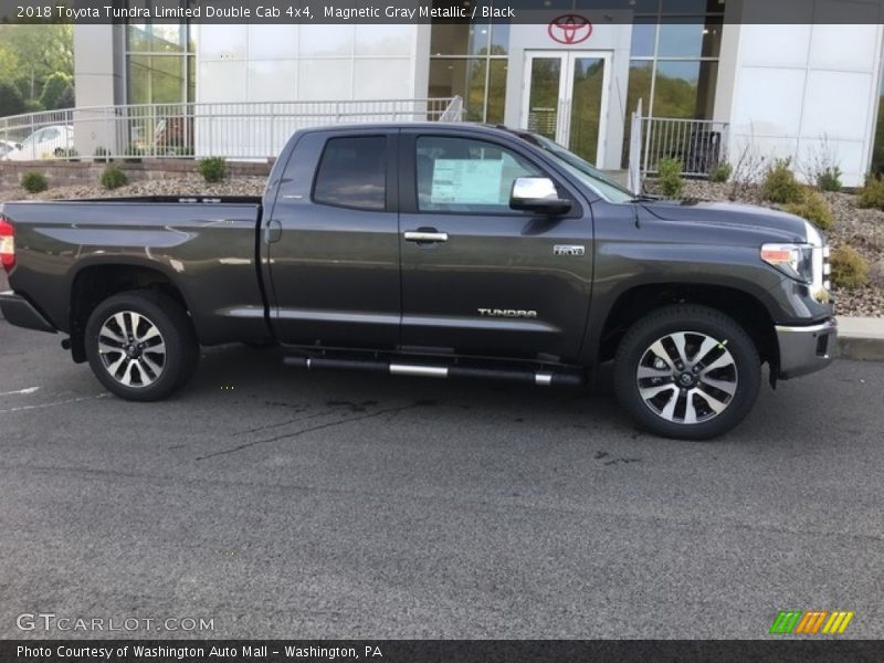 Magnetic Gray Metallic / Black 2018 Toyota Tundra Limited Double Cab 4x4