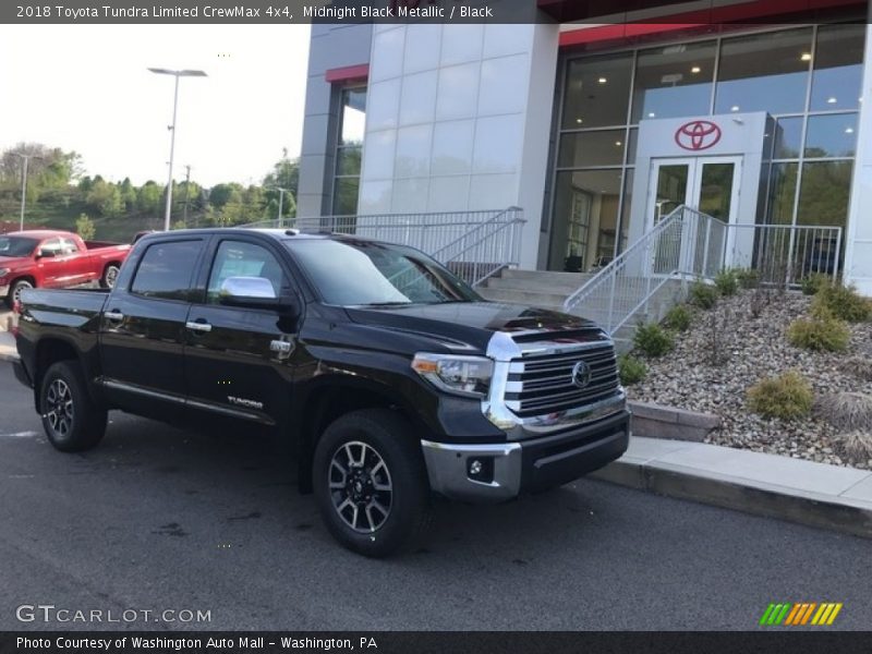 Midnight Black Metallic / Black 2018 Toyota Tundra Limited CrewMax 4x4