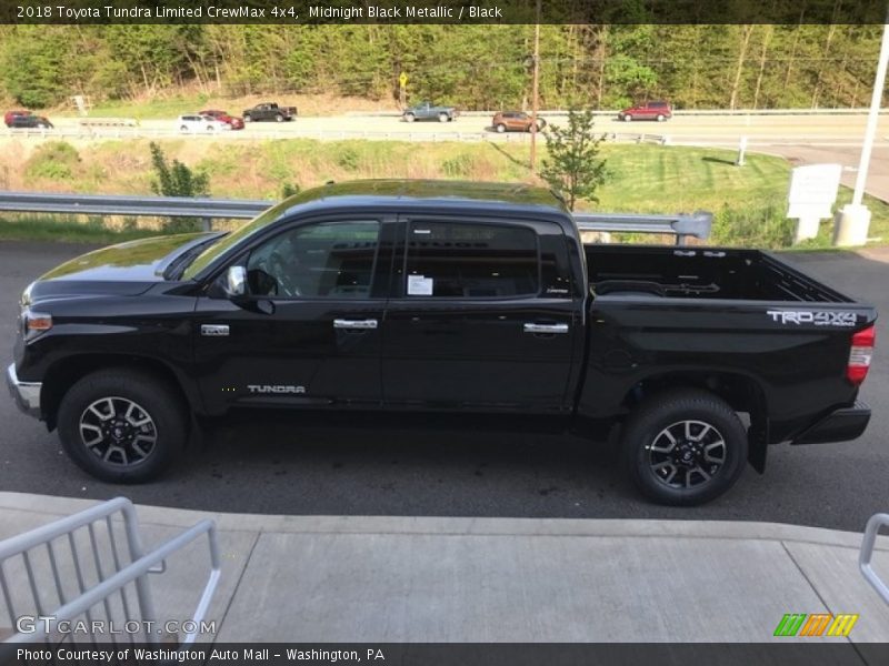 Midnight Black Metallic / Black 2018 Toyota Tundra Limited CrewMax 4x4