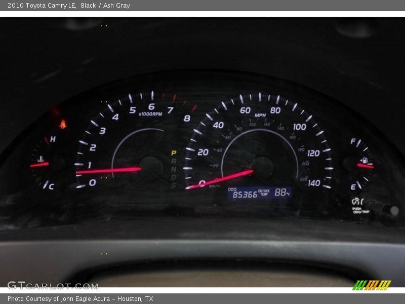 Black / Ash Gray 2010 Toyota Camry LE