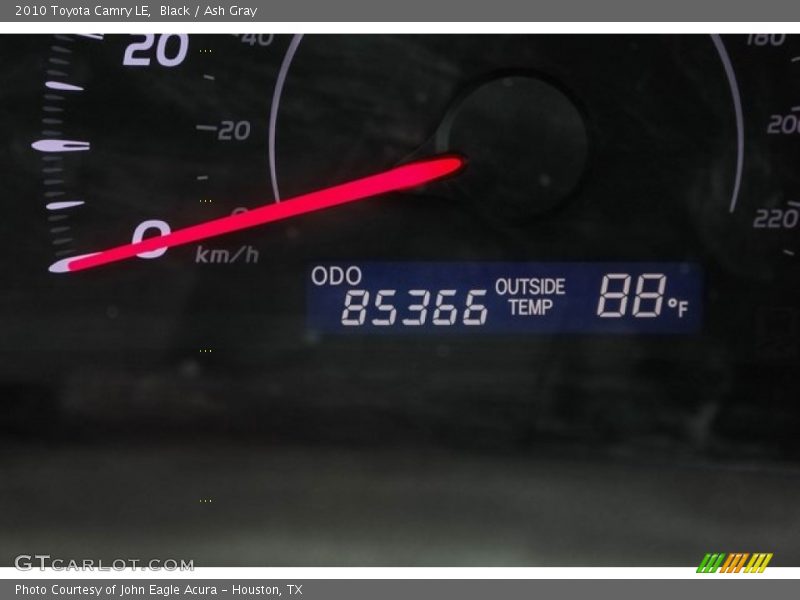 Black / Ash Gray 2010 Toyota Camry LE