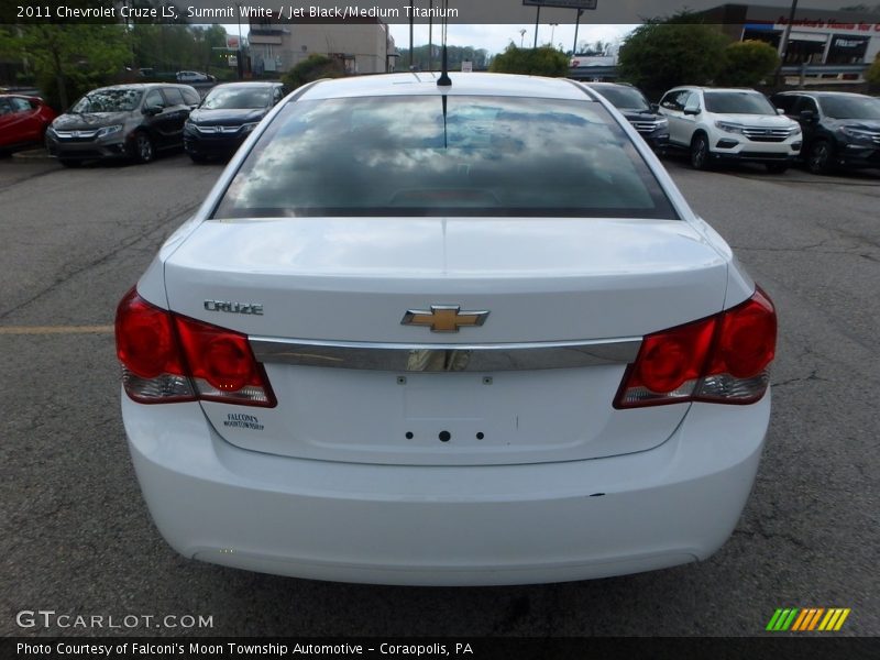 Summit White / Jet Black/Medium Titanium 2011 Chevrolet Cruze LS