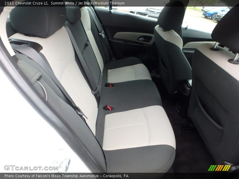 Summit White / Jet Black/Medium Titanium 2011 Chevrolet Cruze LS