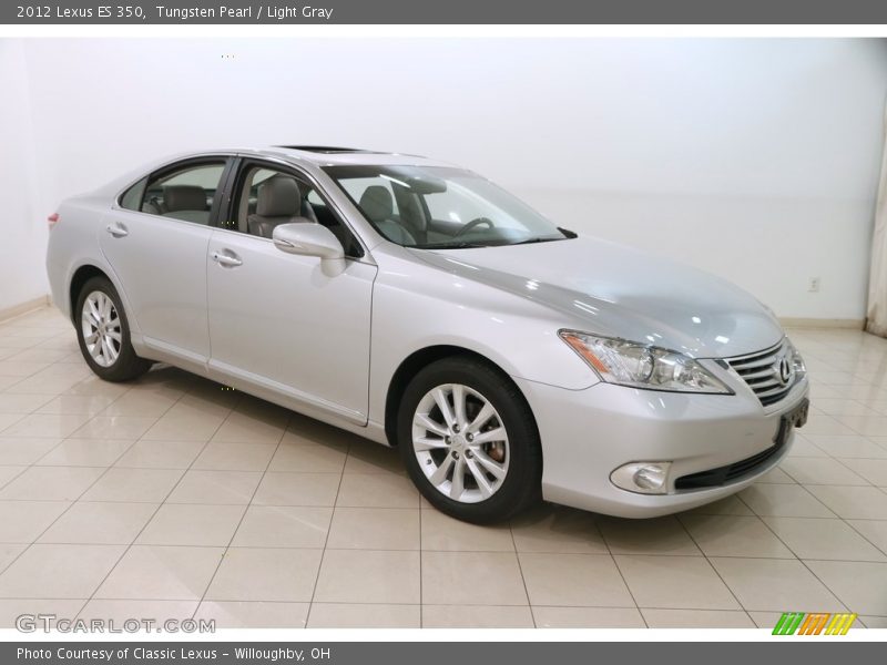 Tungsten Pearl / Light Gray 2012 Lexus ES 350