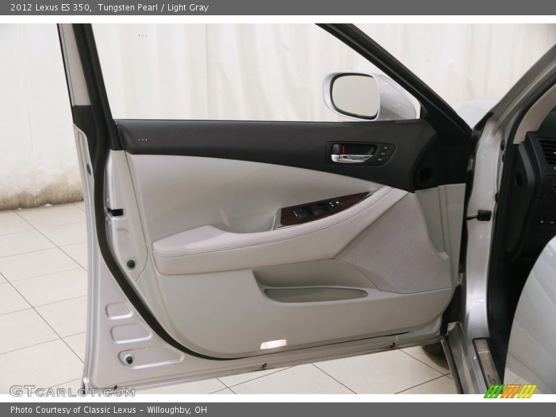 Tungsten Pearl / Light Gray 2012 Lexus ES 350
