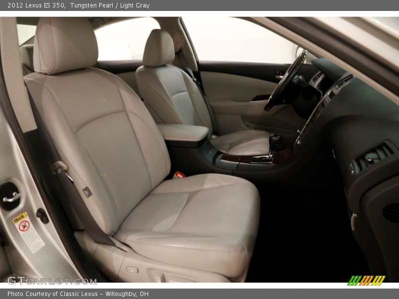 Tungsten Pearl / Light Gray 2012 Lexus ES 350