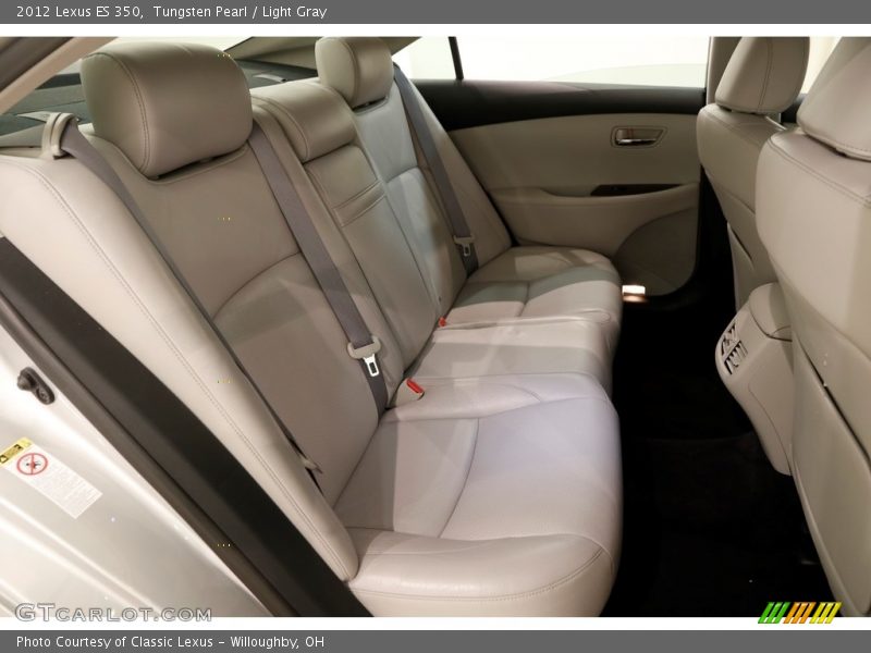 Tungsten Pearl / Light Gray 2012 Lexus ES 350