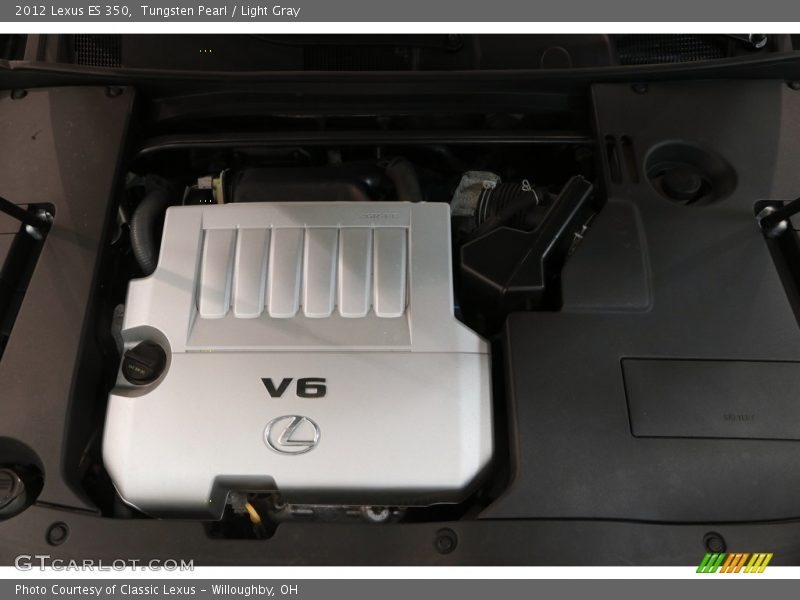 Tungsten Pearl / Light Gray 2012 Lexus ES 350