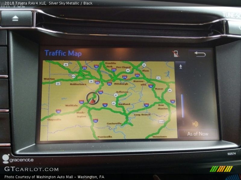Navigation of 2018 RAV4 XLE