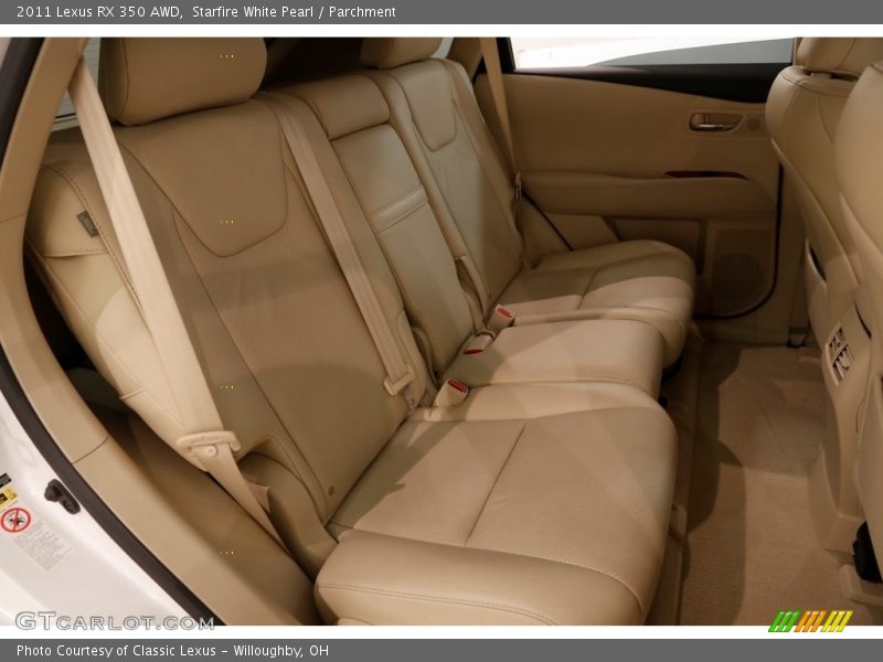 Starfire White Pearl / Parchment 2011 Lexus RX 350 AWD