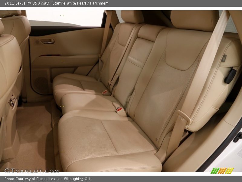 Starfire White Pearl / Parchment 2011 Lexus RX 350 AWD