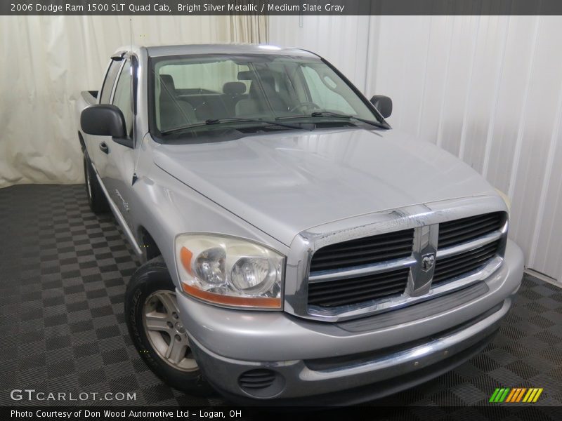 Bright Silver Metallic / Medium Slate Gray 2006 Dodge Ram 1500 SLT Quad Cab