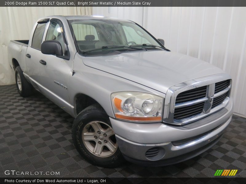 Bright Silver Metallic / Medium Slate Gray 2006 Dodge Ram 1500 SLT Quad Cab