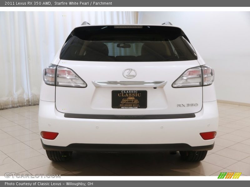 Starfire White Pearl / Parchment 2011 Lexus RX 350 AWD
