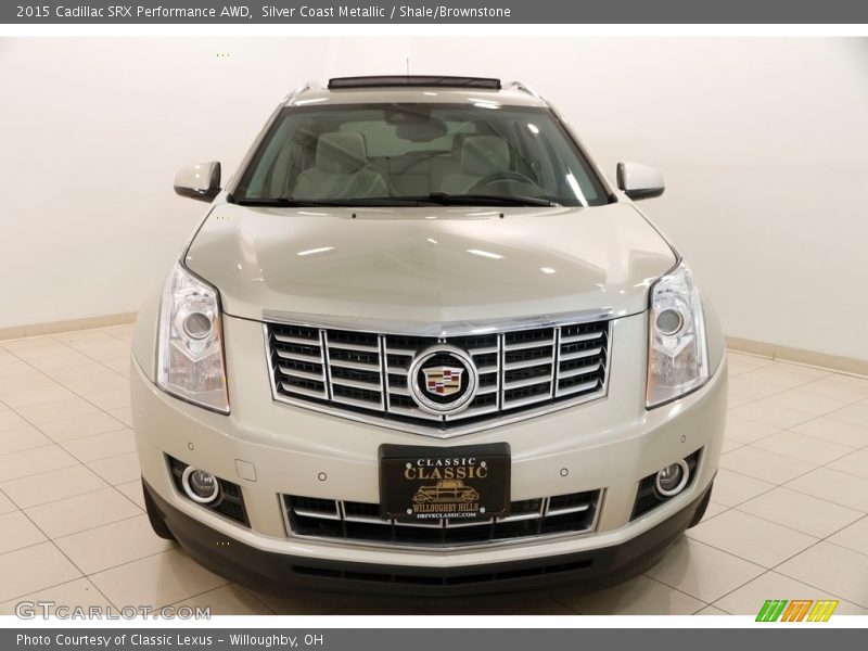 Silver Coast Metallic / Shale/Brownstone 2015 Cadillac SRX Performance AWD