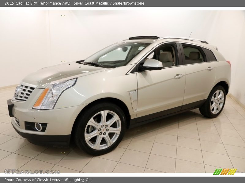 Silver Coast Metallic / Shale/Brownstone 2015 Cadillac SRX Performance AWD