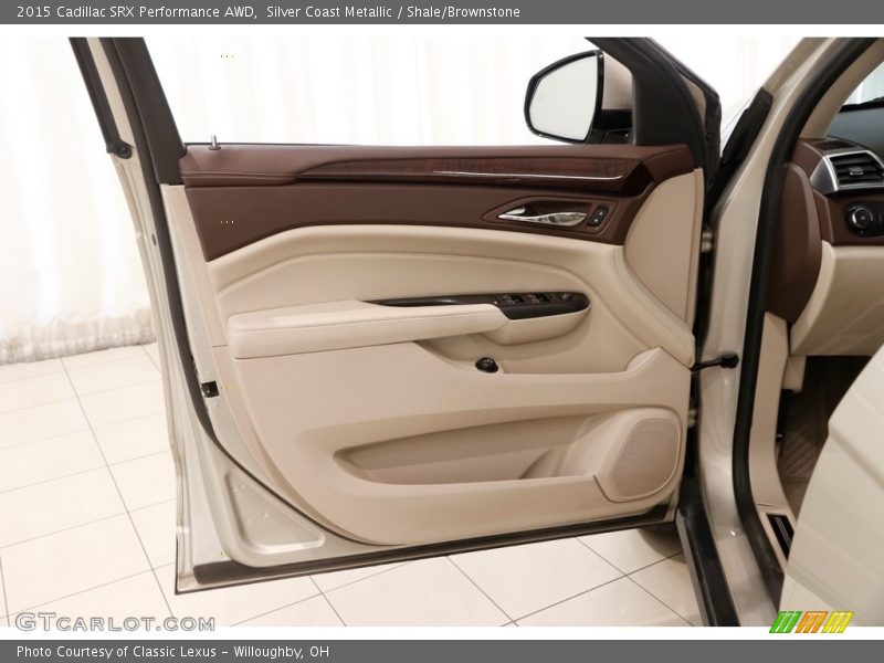Silver Coast Metallic / Shale/Brownstone 2015 Cadillac SRX Performance AWD