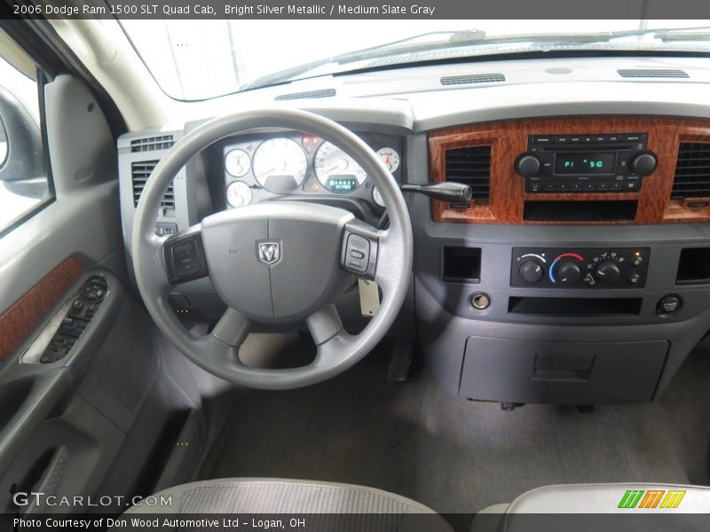 Bright Silver Metallic / Medium Slate Gray 2006 Dodge Ram 1500 SLT Quad Cab