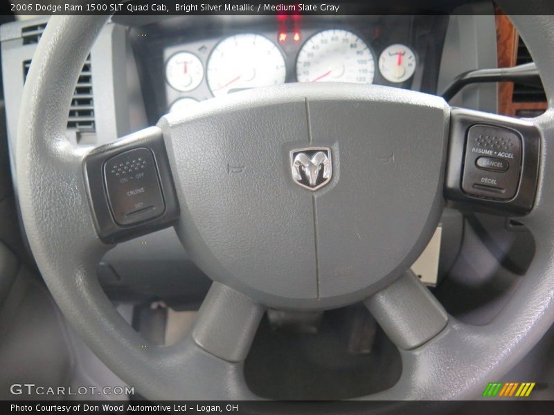 Bright Silver Metallic / Medium Slate Gray 2006 Dodge Ram 1500 SLT Quad Cab