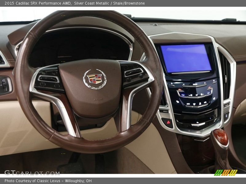 Silver Coast Metallic / Shale/Brownstone 2015 Cadillac SRX Performance AWD