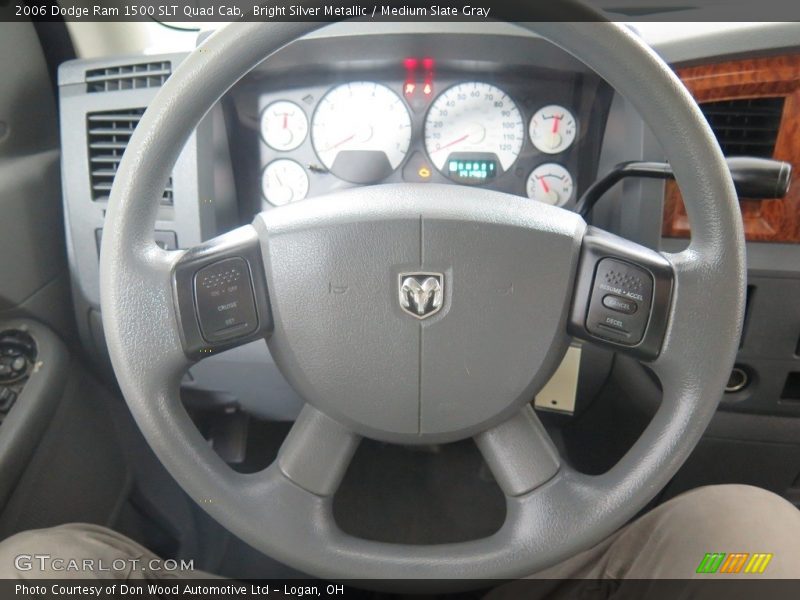 Bright Silver Metallic / Medium Slate Gray 2006 Dodge Ram 1500 SLT Quad Cab