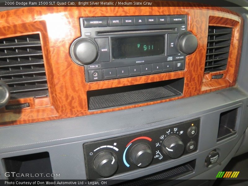 Bright Silver Metallic / Medium Slate Gray 2006 Dodge Ram 1500 SLT Quad Cab