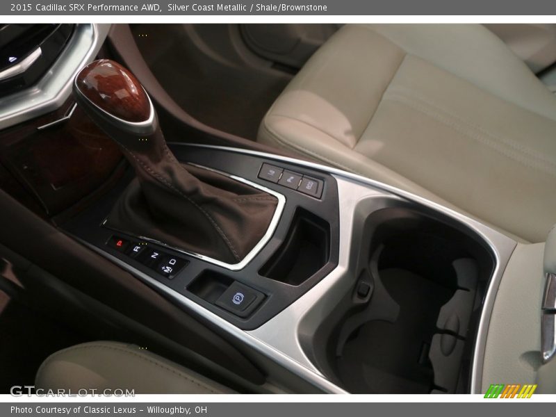 Silver Coast Metallic / Shale/Brownstone 2015 Cadillac SRX Performance AWD