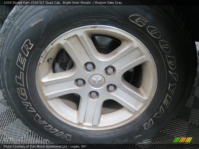 Bright Silver Metallic / Medium Slate Gray 2006 Dodge Ram 1500 SLT Quad Cab